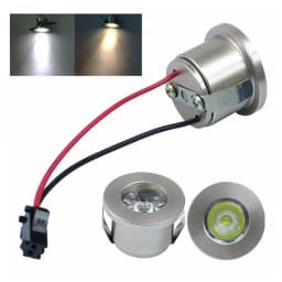 1W /3W LED White/Warm White AC 85-265V Mini Surface Mounted Light Led Downlight Jewelry Cabinet Lamp LED Mini Spotlight Lamp