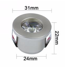1W /3W LED White/Warm White AC 85-265V Mini Surface Mounted Light Led Downlight Jewelry Cabinet Lamp LED Mini Spotlight Lamp