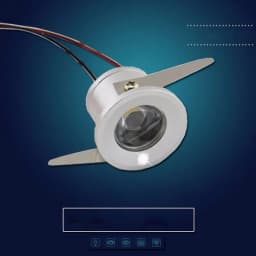 1W /3W LED White/Warm White AC 85-265V Mini Surface Mounted Light Led Downlight Jewelry Cabinet Lamp LED Mini Spotlight Lamp