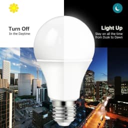Sensor Outdoor Light LED Dusk To Dawn Bulb 10W E27 B22 AC 220V Day Night Light Auto ON/OFF LED Smart Lamp