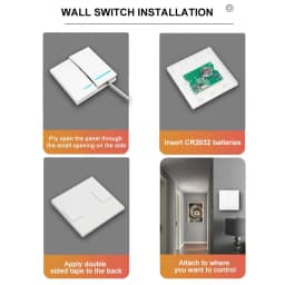 QIACHIP Wireless Smart Light Bulbs Adapter AC110V 220V E27 Lamp Holder Use With 433MHz Wireless Remote Control and Wall Switch
