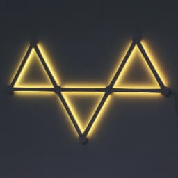 RGB LED Wall Lamp Smart WIFI APP DIY Free Splicing Atmosphere Night Light Music Rhythm TV Backlight Bedroom Game Room Decor Lamp