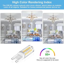 10Pcs G9 LED Lamp AC 220V 7W Brightest Ceramic SMD2835 DC LED Bulb Warm/Cool White Spotlight Replace Halogen Light Wholesale