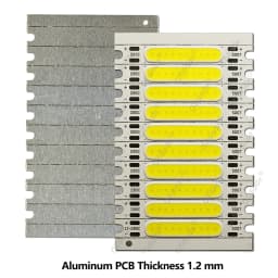 10pcs 1W 3W 5W 300mA COB LED Light Chip 3V 9V 12V 15V 17V 50*7mm Cold Warm White Blub For FlashLight Wall Lamps lights Tube DIY