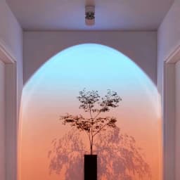 Modern LED Sunset Lamp Adjustable Angle Ceiling Lights Surface Mounted Washing Spotlight Living Room Hallway Wall Sconce Bedroom