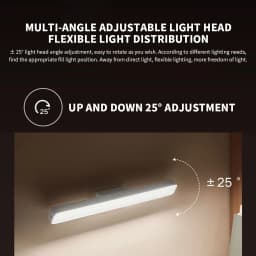 New MIJIA Magnetic Reading Lamp 36cm Extended Lamp Head Ra90 2000mah Uniform Light Adjustable Lamp Head Three Gears 150lm