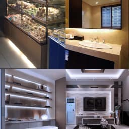 12V LED Strip Light 1M 2M 3M 4M 5M Dimmable LED Lamp Tape White/Warm White 2835 SMD Ribbon Diode with RF Dimmer Remote Control