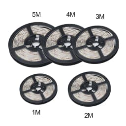12V LED Strip Light 1M 2M 3M 4M 5M Dimmable LED Lamp Tape White/Warm White 2835 SMD Ribbon Diode with RF Dimmer Remote Control