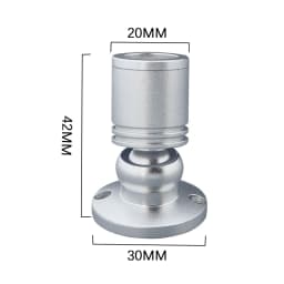 USB 5V Led Spot Light 3W Surface Mounted Cabinet Showcase Counter Jewelry Lamp Rotatable Angle Ceiling Mini Spotlight