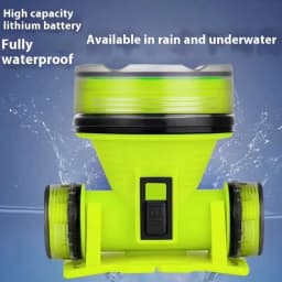Portable Rechargeable Diving Headlight 350m Underwater Submersible Waterproof Super Bright LED Diver Spearfishing Headlamp NEW