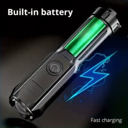 Portable UV Flashlight UV395NM Zoomable ABS Torch 3 Modes Camping Ultraviolet Flashlights For Pet Stacks Fluorescent Detection