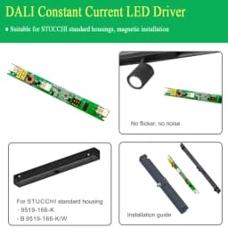 DALI Constant Current LED Driver 21W 28W Dimmable Magnetic Installation Track Lighting Power Supply for STUCCHI Standard Housing
