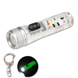 Mini Keychain Flashlight LED Rechargeable Torch Portable Magnetic USB Charging Flashlight High Power Camping Long Range Lantern