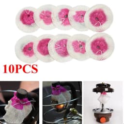 10pcs 50mm/100mm Gas Lantern Mantles Kerosene Gas Lamp Cover Durable Mesh Camping Lamp Pressure Lamp Mantles Spare Parts