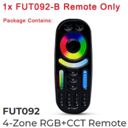 MiBoxer Wireless RGB+CCT Zone Panel Hand Remote FUT088 FUT089 FUT089S FUT100 FUT092 S2W+ S2-W S2-B C4 C5 C8 Y3 K6 2.4G RF Remote
