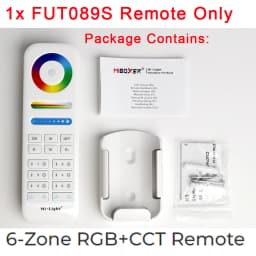 MiBoxer Wireless RGB+CCT Zone Panel Hand Remote FUT088 FUT089 FUT089S FUT100 FUT092 S2W+ S2-W S2-B C4 C5 C8 Y3 K6 2.4G RF Remote