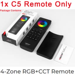 MiBoxer Wireless RGB+CCT Zone Panel Hand Remote FUT088 FUT089 FUT089S FUT100 FUT092 S2W+ S2-W S2-B C4 C5 C8 Y3 K6 2.4G RF Remote