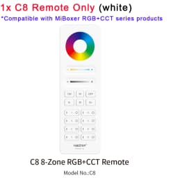 MiBoxer Wireless RGB+CCT Zone Panel Hand Remote FUT088 FUT089 FUT089S FUT100 FUT092 S2W+ S2-W S2-B C4 C5 C8 Y3 K6 2.4G RF Remote