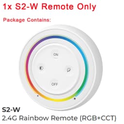 MiBoxer Wireless RGB+CCT Zone Panel Hand Remote FUT088 FUT089 FUT089S FUT100 FUT092 S2W+ S2-W S2-B C4 C5 C8 Y3 K6 2.4G RF Remote