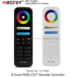 MiBoxer Wireless RGB+CCT Zone Panel Hand Remote FUT088 FUT089 FUT089S FUT100 FUT092 S2W+ S2-W S2-B C4 C5 C8 Y3 K6 2.4G RF Remote