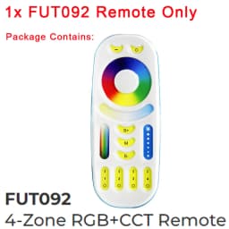MiBoxer Wireless RGB+CCT Zone Panel Hand Remote FUT088 FUT089 FUT089S FUT100 FUT092 S2W+ S2-W S2-B C4 C5 C8 Y3 K6 2.4G RF Remote