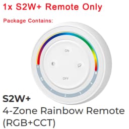 MiBoxer Wireless RGB+CCT Zone Panel Hand Remote FUT088 FUT089 FUT089S FUT100 FUT092 S2W+ S2-W S2-B C4 C5 C8 Y3 K6 2.4G RF Remote