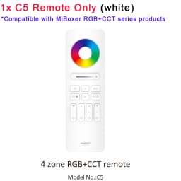 MiBoxer Wireless RGB+CCT Zone Panel Hand Remote FUT088 FUT089 FUT089S FUT100 FUT092 S2W+ S2-W S2-B C4 C5 C8 Y3 K6 2.4G RF Remote