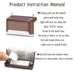 1~20PCs LED Solar Lights Outdoor Waterproof Fence Deck Lights for Outside Yard Balcony Garden Stair Lamp