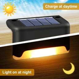 1~20PCs LED Solar Lights Outdoor Waterproof Fence Deck Lights for Outside Yard Balcony Garden Stair Lamp