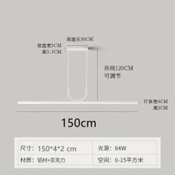 Nordic Minimalist LED Ceiling Chandelier for Dining Living Room Table Kitchen Island Simple Pendant Lamp Indoor Lighting Fixture