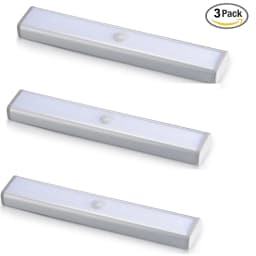 10 LED Motion Sensor Light Battery Powered,Stick Anywhere Night Light Cordless Portable Closet Light Cabinet Light