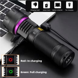 120W 365nm UV Flashlight 6Light Ultra Violet Black Light Ink Dryer Money Fluorescer Cat Dog Urine Tinea Ore Money Detector SV116
