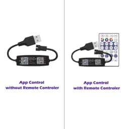 WS2812B Controller Bluetooth Music for Pixel LED Strip Light SK6812 WS2811 WS2812 LED Light Strip USB 5V APP Remote Controller