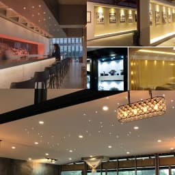 Mini LED Spotlight, Ceiling Lamp,Dimmable Downlight, Small Recessed Downlight for Showcase Lighting, IP65,1W DC12V, Cutout 15mm