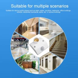 AC110-240V LED Automatic Human Body Infrared IR Sensor Lamp Holder LED Bulb Light E27 Base Wall Lamp Holder