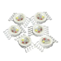 1-100pcs 3W 4W 5W 6W 15W 18W High Power LED RGB RGBW RGBWY RGBWYV 4pin 6pin 8pin 10pin 12pin Colorful Chip Stage lights Source