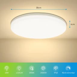 Modernity LED ceiling lamp household energy-saving bedroom lamp round suitable for living room and bedroom area LED indoor light