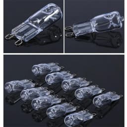 10/50/100PCS G9 18W 20W 25W 40W 60W 220V Eco Halogen Light Bulbs Capsule LED Lamp Bulbs Inserted Beads Crystal Lamp Halogen Bulb