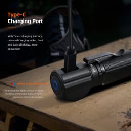 SUPERFIRE HS60 LED Magnetic Headlamp USB C Rechargeable Headlight 900LM Super Bright 18650 Head Flashlight Work Camp Light