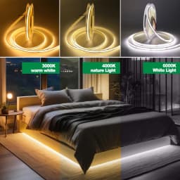 DC24V Zigbee 3.0 COB LED Strip 2M-10M One Roll Flexible Tape Ribbon Lighting 3000K 6000K App Smart for Tuya Smartthings 2MQTT