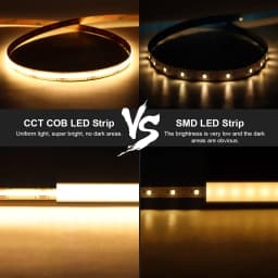 DC24V Zigbee 3.0 COB LED Strip 2M-10M One Roll Flexible Tape Ribbon Lighting 3000K 6000K App Smart for Tuya Smartthings 2MQTT