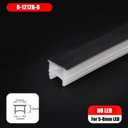 1-10M Recessed Black Led Neon Rope Tube 10/20/30Mm Flexible Silicone Strip Led Channel Diffuser Cover Soft Tape Ribbon Light