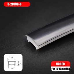 1-10M Recessed Black Led Neon Rope Tube 10/20/30Mm Flexible Silicone Strip Led Channel Diffuser Cover Soft Tape Ribbon Light