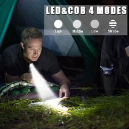 LED Keychain Portable EDC Flashlight Work Light Type-C Rechargeable Mini Torch Camping Pocket Lantern Outdoors Portable Lantems
