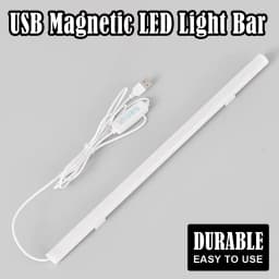 Led Light Tube Reading Lamp Learning 3colors Leds Night With Magnetic Usb Plug 20cm-50cm Strip Dimmable Bar Desk Bedside Cabinet