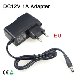 12V Power Supply Transformer with EU/US Plug Charger Converter AC 100-240V to DC 12V LED Lighting Adapter Driver 1A 2A 3A 5A 8A