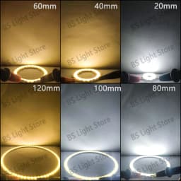 12V 2W 4W 6W 8W 10W 12W Angel Eye LED COB Light Source 20mm 40mm 60mm 80mm 100mm 120mm Accessories Suitable DIY Light Bulb White
