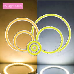 12V 2W 4W 6W 8W 10W 12W Angel Eye LED COB Light Source 20mm 40mm 60mm 80mm 100mm 120mm Accessories Suitable DIY Light Bulb White