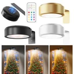 Wall-mounted RGB Painting Light Dimmable with Remote Control Painting Lamp Adjustable 13-Color Battery Operated
