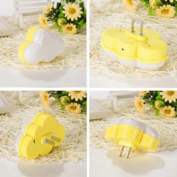 LED Cloud Smart Motion Sensor Night Lights Room DecorEU/US Plug in for Kids Bedroom Stair Hallway Study Bedhead Night Lamps